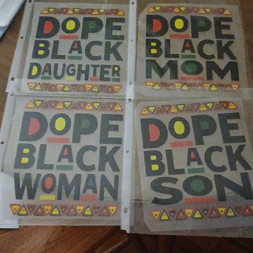 Dope Black Art Prints Set